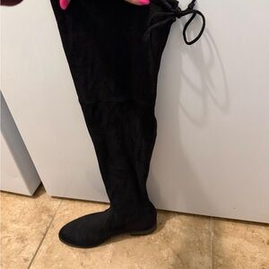 Elegant Black Over-the-Knee Women's Boots